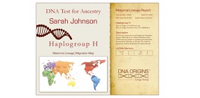 DNA Origins Maternal Lineage