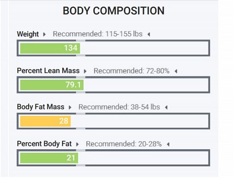 My Body Composition Assessment.