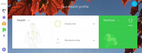 My Health Profile homepage.